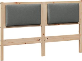 vidaXL Κεφαλάρι Άλλο Καφέ 160 cm Μασίφ ξύλο πεύκου