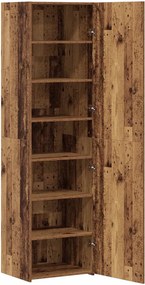 vidaXL Highboard Παλιό ξύλο 50 x 42,5 x 185 εκ.