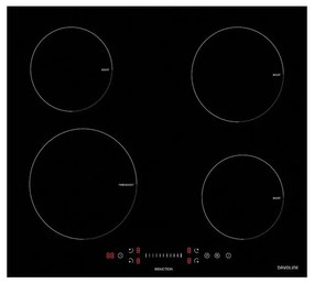 Davoline IND 7204 Επαγωγική Εστία 59x52εκ Μαύρη
