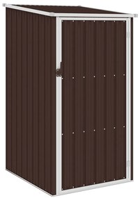 vidaXL Αποθήκη Κήπου Καφέ 87 x 98 x 159 εκ. από Γαλβανισμένο Ατσάλι