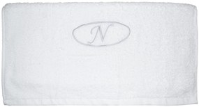 Πετσέτα μονόγραμμα Προσώπου 50x100 Ν Λευκό Viopros