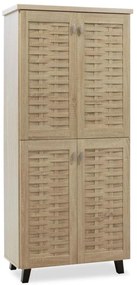 Shoe cabinet MANTAM 24 pairs sonoma 78x40x170.5cm 78x40x170.5 εκ.