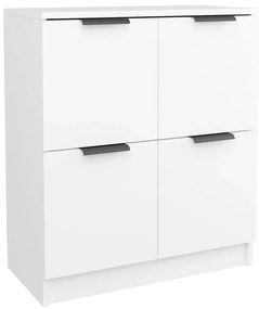 vidaXL Συρταριέρα Λευκή 60 x 30 x 70 εκ. από Επεξεργασμένο Ξύλο