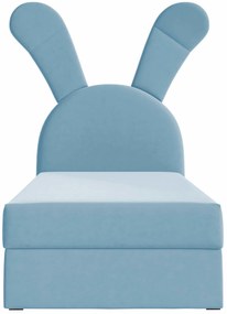 Επενδυμένο κρεβάτι Bunny Light-Mple-Aristera