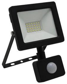 Προβολέας LED SMD 20W με Ανιχνευτή Κίνησης IP65 11,8x16,4 Lumen-3-3902011-Μαύρο 3-3902011
