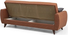 3-Seat Sofa-Bed Alkon - Tile Red Tile Red