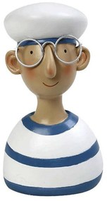 Διακοσμητική Φιγούρα Ναύτης MT2742K4 6,5x5x10,5cm Blue-Multi Espiel Polyresin