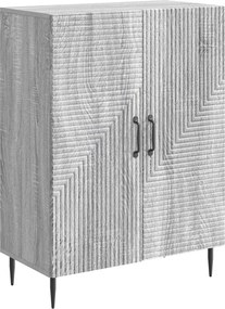 vidaXL Πλαϊνό γραφείο Γκρι Sonoma 66 x 34,5 x 89,5 εκ