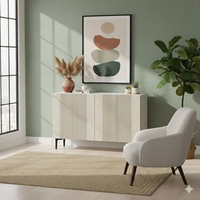 Console Corsa 120 - White, Travertine White
Travertine