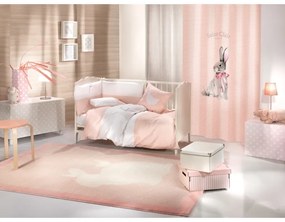 Παιδική Κουρτίνα Με Τρουκς Soft-Touch Lapin Pink 160x240 - Saint Clair