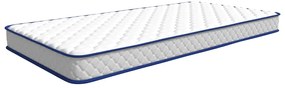 vidaXL Στρώμα με Αφρό Μνήμης Λευκό 90x190x17 εκ. μαλακό