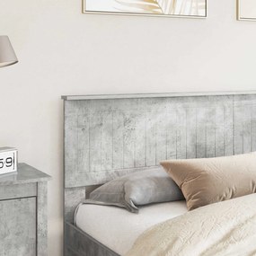 vidaXL Κεφαλάρι Σκυρόδεμα Γκρι Επεξεργασμένο ξύλο