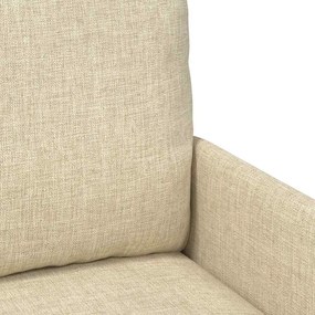 vidaXL Καναπέδες με μαξιλάρι 55cm Κρεμ Κόντρα πλακέ