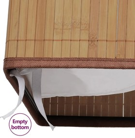 vidaXL Καλάθι Απλύτων Ορθογώνιο Φυσικό Χρώμα από Μπαμπού