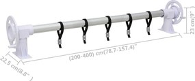 vidaXL Roller Καλύμματος Πισίνας με Πλαστική Βάση