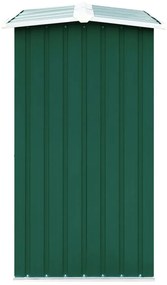 Υπόστεγο Αποθήκευσης Ξύλων Πράσινο 172x91x154 εκ. Γαλβ. Ατσάλι