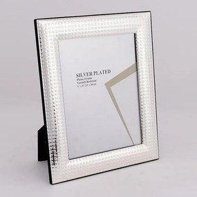 Κορνίζα Μεταλλική Επάργυρη 756-10037 15x20cm Silver Estheti Home Metal