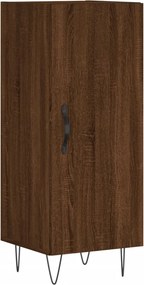 vidaXL Ντουλάπι Καφέ Δρυς 34,5 x 34 x 90 εκ. Επεξεργασμένο Ξύλο