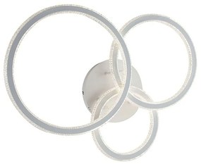 Φωτιστικό Οροφής - Πλαφονιέρα Bryant LED-BRYANT-PL3C 100W Led 60x78cm White Luce Ambiente Design Aluminium