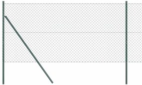 vidaXL Στύλος Περιφράξεων Πράσινο 10 x 1,2 μ (40 x 40 mm πλέγμα)