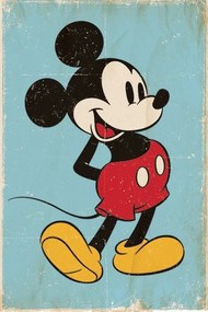 Αφίσα Micky Maus (Mickey Mouse) - Retro, (61 x 91.5 cm)