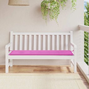 vidaXL Μαξιλάρι Πάγκου Κήπου Ροζ 150x50x4 εκ. Ύφασμα Oxford