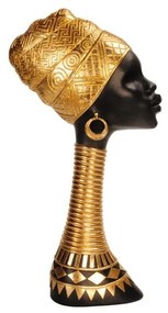 Φιγούρα Διακοσμητική Abeni 1 020769 15,2x7,3xH28,7cm Black-Gold Polyresin