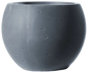 Supergreens Γλάστρα Πήλινη Στρογγυλή Rocky Γκρι 55x55x39 εκ. - C-4050-8