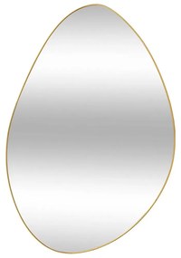 Καθρέπτης Τοίχου 07.205657 60x40cm Gold Mdf,Ξύλο