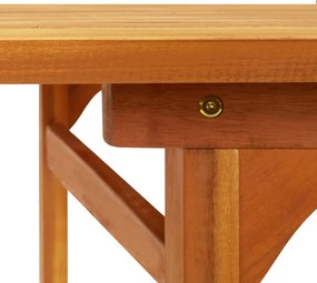 vidaXL Σετ Τραπεζαρίας Κήπου 9 Τεμαχίων 180x90x75 εκ. Μασίφ Ακακία