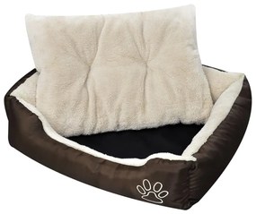 Κρεβάτι Σκύλου Ζεστό με Επενδυμένο Μαξιλάρι L