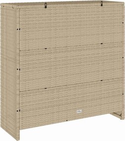 vidaXL Ντουλάπι αποθήκευσης με ράφι Μπεζ 100 x 36 x 102 εκ Ρατάν