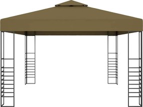 vidaXL Κιόσκι Taupe 3 x 4 μ. 180 γρ/μ²