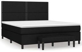 ΚΡΕΒΑΤΙ BOXSPRING ΜΕ ΣΤΡΩΜΑ ΜΑΥΡΟ 160X200 ΕΚ. ΥΦΑΣΜΑΤΙΝΟ 3136527