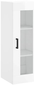 vidaXL Ντουλάπι Τοίχου Γυαλιστερό Λευκό 34,5 x 34 x 90 εκ.