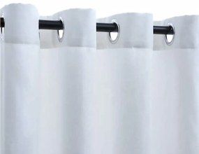 vidaXL Κουρτίνες Συσκότισης Μεταλ. Κρίκοι 2 τεμ. Υπόλευκο 140x175 εκ.