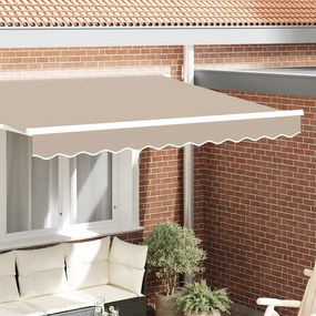 vidaXL Αντικατάσταση κουρτίνας τέντας Μπεζ 230 x 20 εκ. Πολυεστέρας