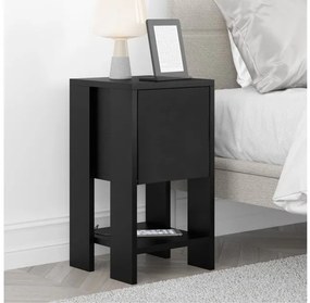 Κομοδίνο Ema Megapap μαύρο 30x30x55εκ. GP037-0010,7-GP037-0010,7-Μαύρο GP037-0010,7