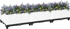 vidaXL Ζαρντινιέρα 120 x 40 x 23 εκ. από Πολυπροπυλένιο