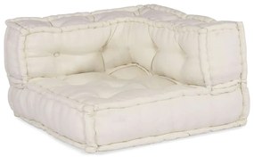 Modular Pouffe Cream 70x70x54 ύφασμα - Κρεμ