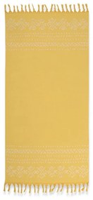 Πετσέτα Θαλάσσης - Παρεό Greyson Yellow Nef-Nef Beach 90x170cm Βαμβάκι-Πολυέστερ