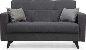 2-Seat Sofa-Bed Polya - Dark Grey Dark Grey