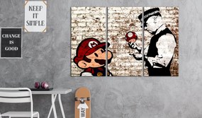 Πίνακας - Mario Bros: Torn Wall 120x80