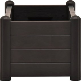 vidaXL Ζαρντινιέρα Υπερυψωμένη Ανθρακί 100x43x35 εκ. Πολυπροπυλένιο