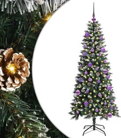 vidaXL Τεχνητό Χριστουγεννιάτικο Δέντρο με 150 LED Πράσινο 150 cm