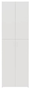 vidaXL Ντουλάπα Γραφείου Λευκή/Sonoma Δρυς 60x32x190 εκ. Μοριοσανίδα