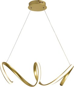 Φωτιστικό Οροφής LED Aca Cleo HM91LEDP64BR Brass