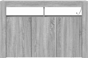 vidaXL Πλαϊνό γραφείο Γκρίζο Σονομα 116 x 30 x 75 εκ.