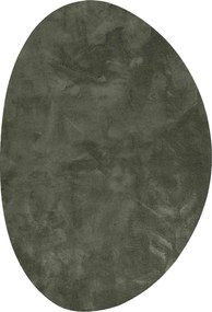 vidaXL Χαλί HUARTE Δασικό Πράσινο 140 x 200 cm Πολυεστέρας