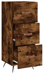 vidaXL Ντουλάπι Καπνιστή Δρυς 34,5 x 34 x 90 εκ. Επεξεργασμένο Ξύλο